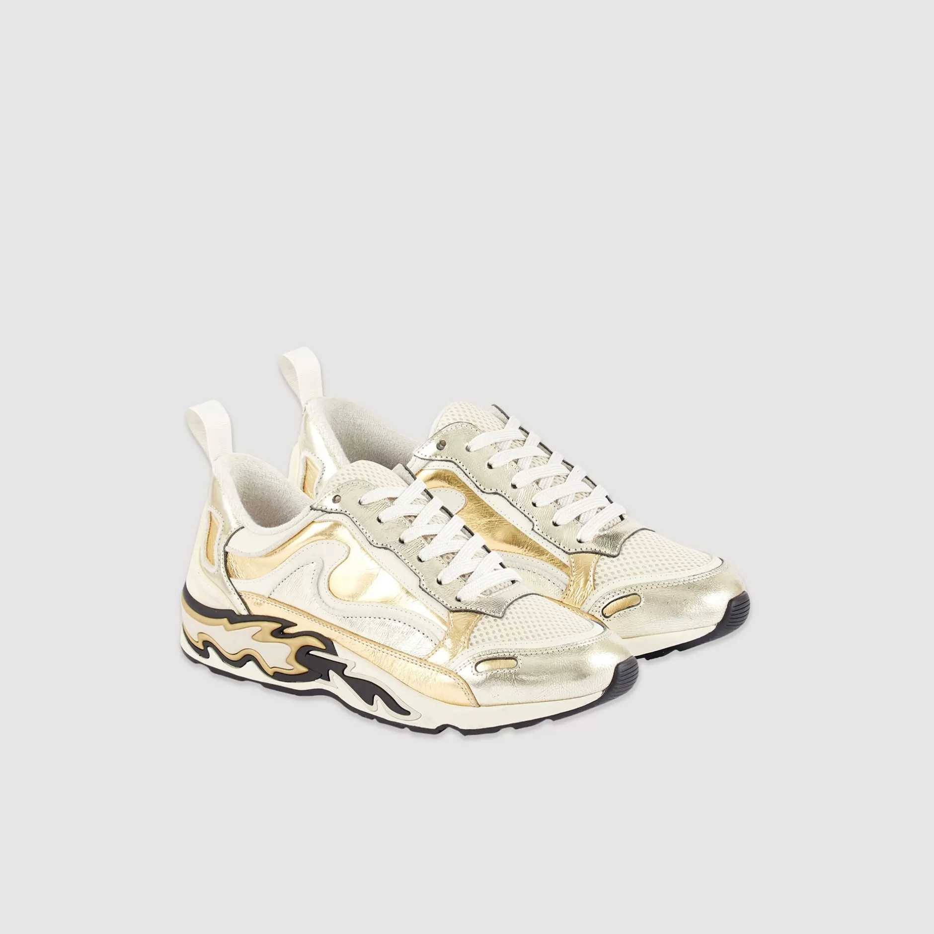 Outlet Sandro Baskets Flame Champagne