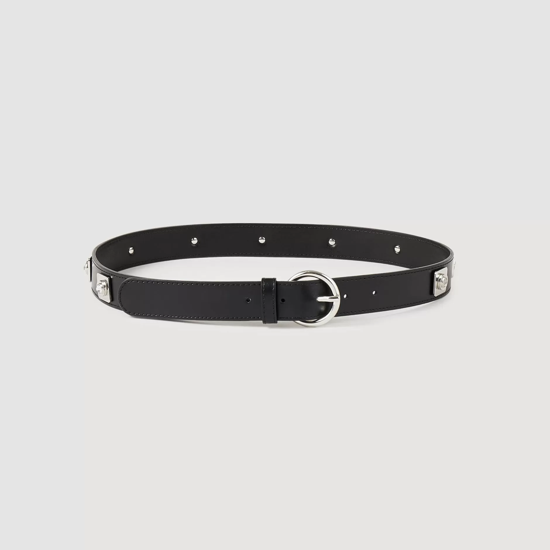 Cheap Sandro Ceinture Adelia à Rivets Noir