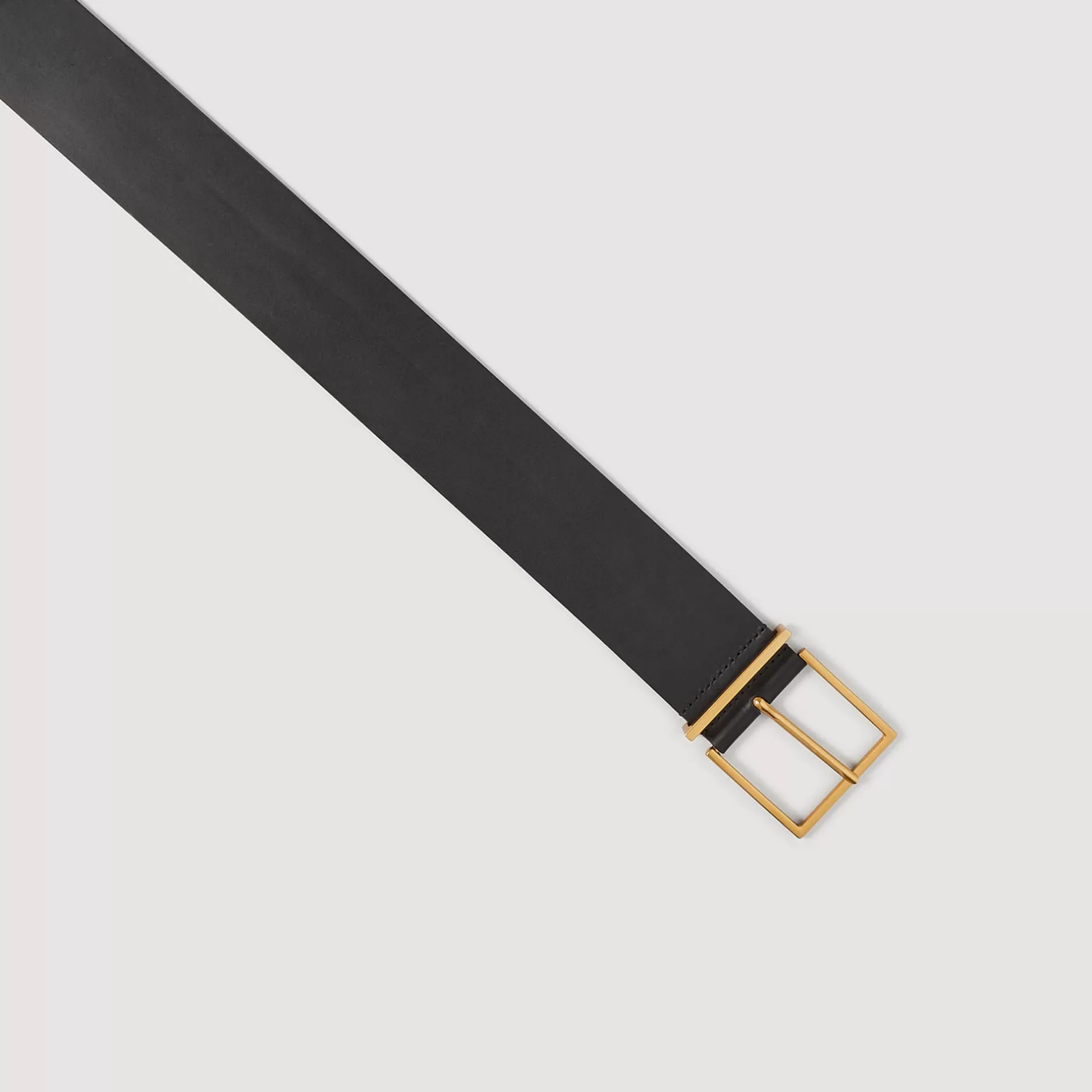 Flash Sale Sandro Ceinture Large En Cuir Noir