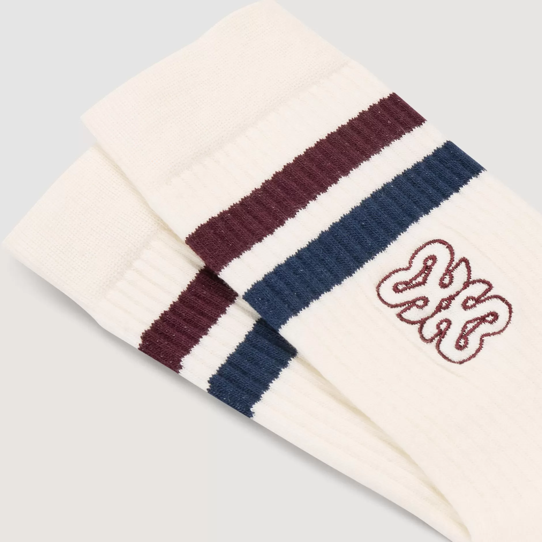 Cheap Sandro Chaussettes Brodées Ecru