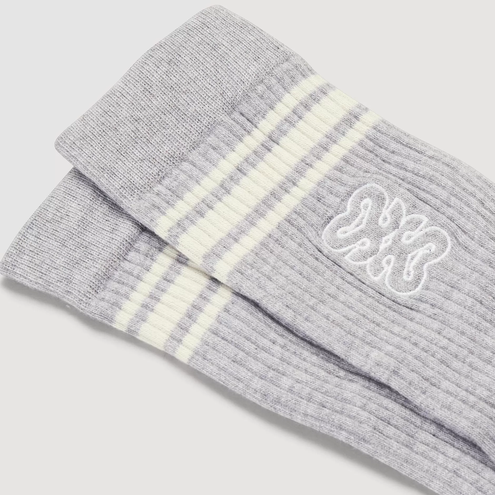 Discount Sandro Chaussettes Brodées Gris