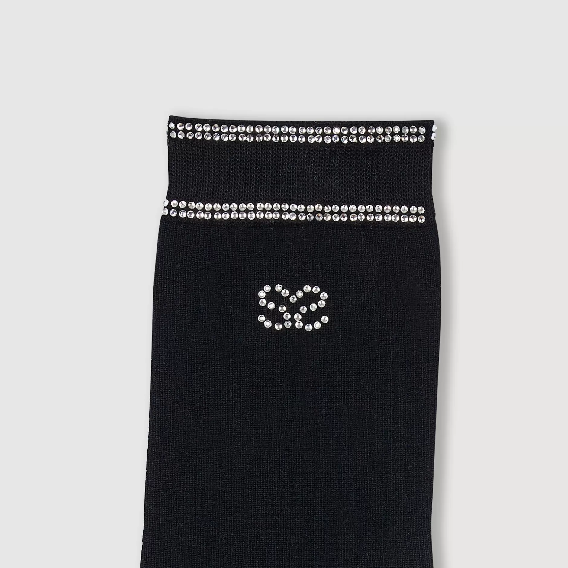 Cheap Sandro Chaussettes Strassées Noir