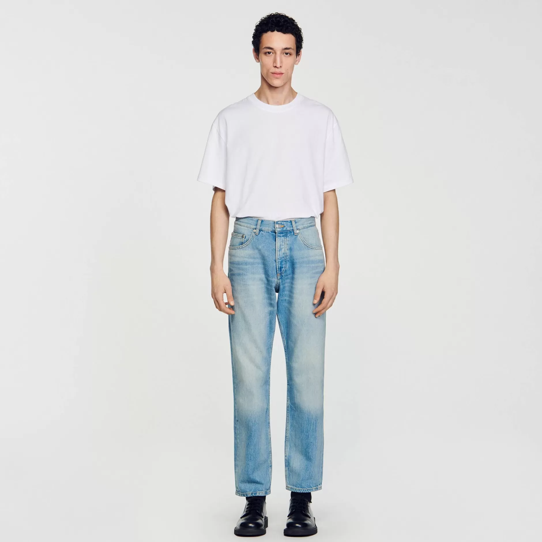 Cheap Sandro Jean Délavé Denim