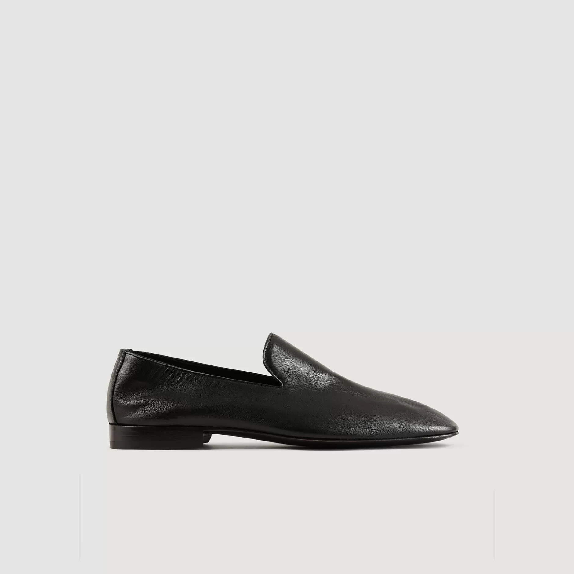 Cheap Sandro Mocassins Loafers En Cuir Noir