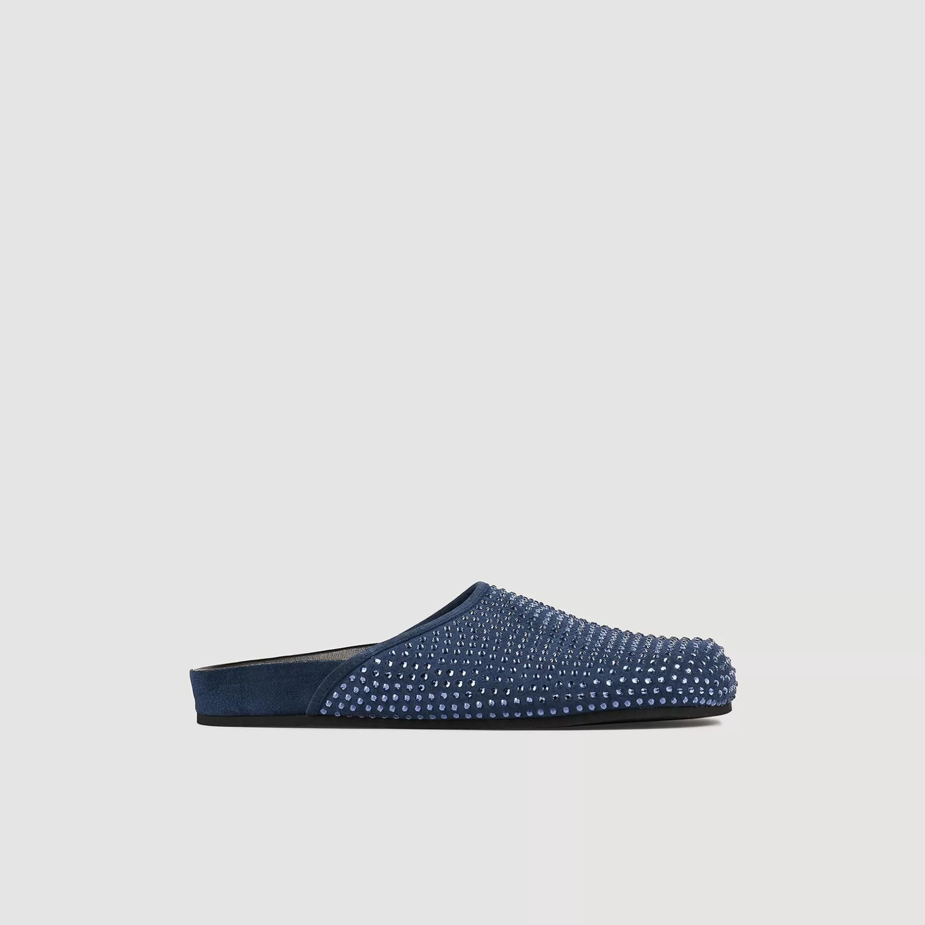 Best Sandro Mules Strassées Bleu