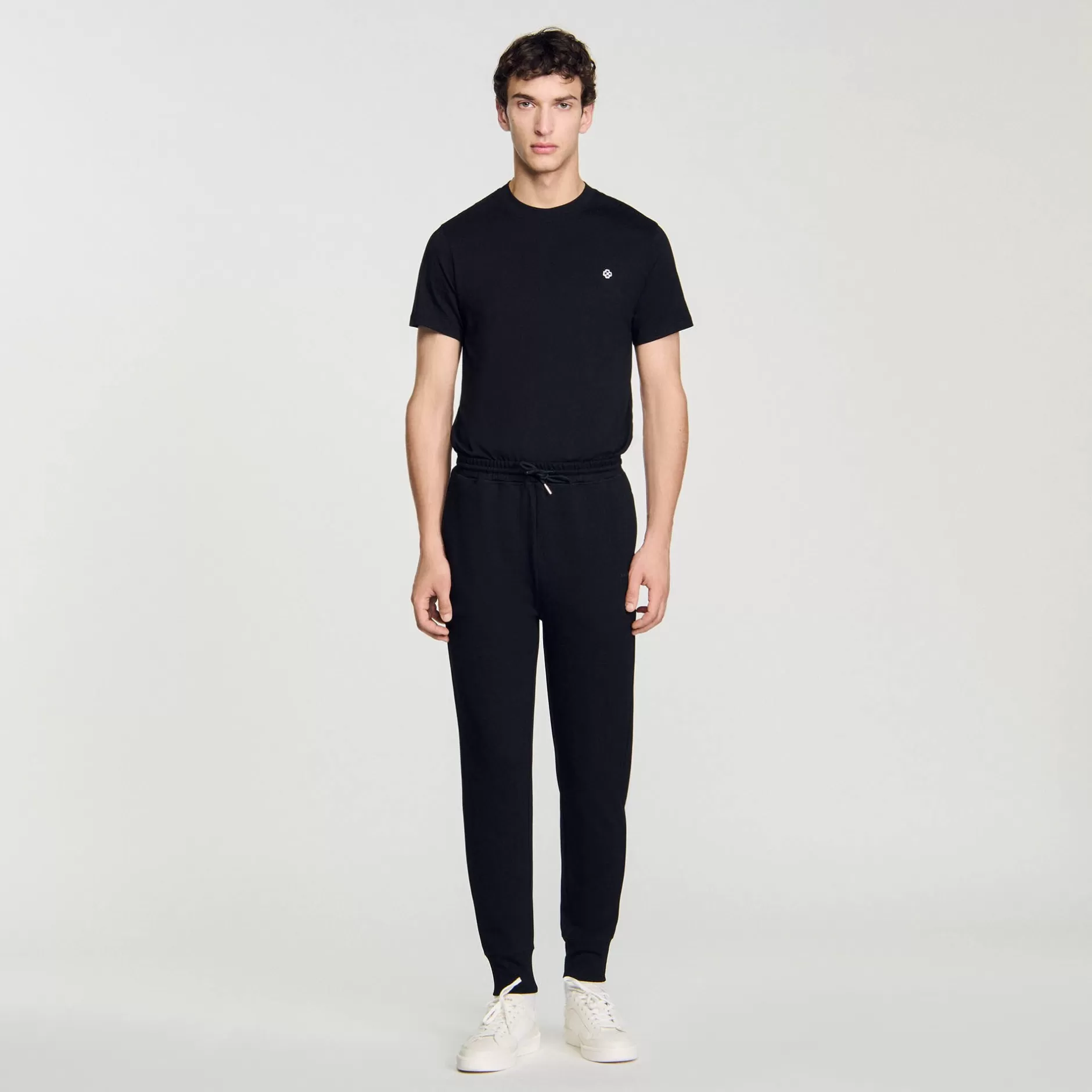 Cheap Sandro Pantalon De Jogging En Maille Noir