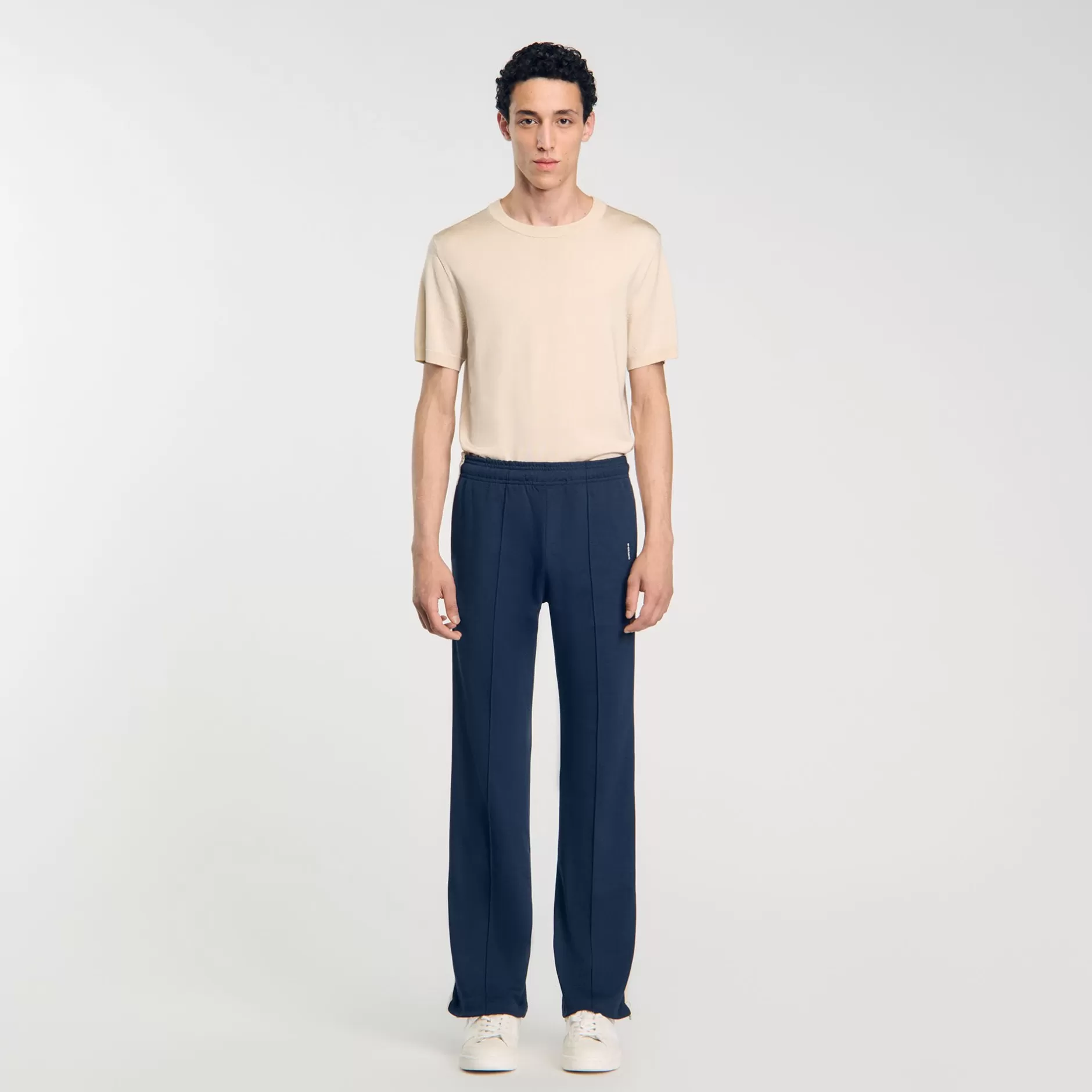 Outlet Sandro Pantalon De Survêtement Midnight Blue