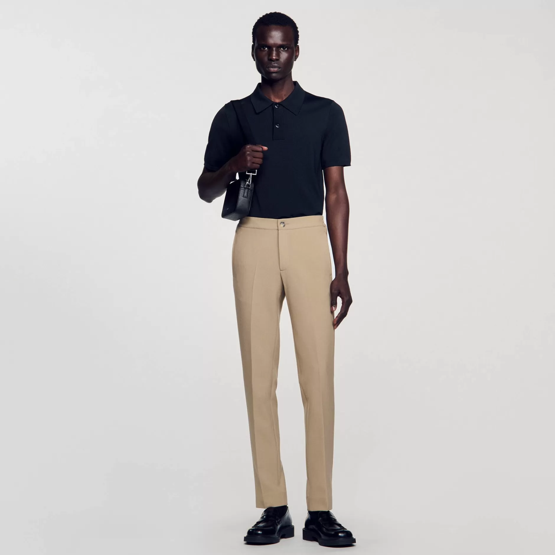 Best Sandro Pantalon En Jersey Beige