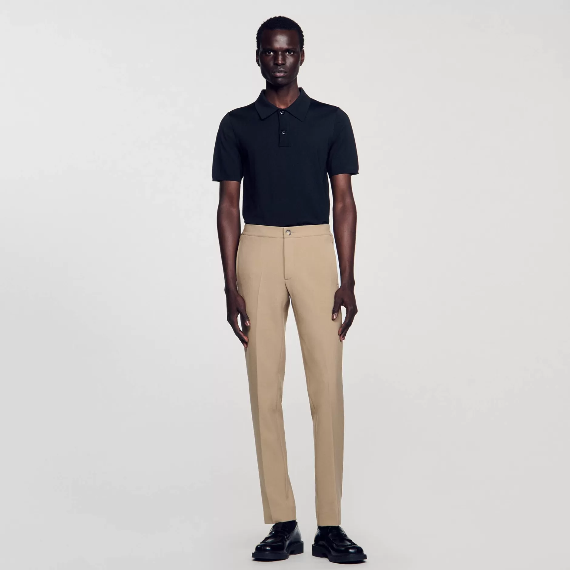 Best Sandro Pantalon En Jersey Beige