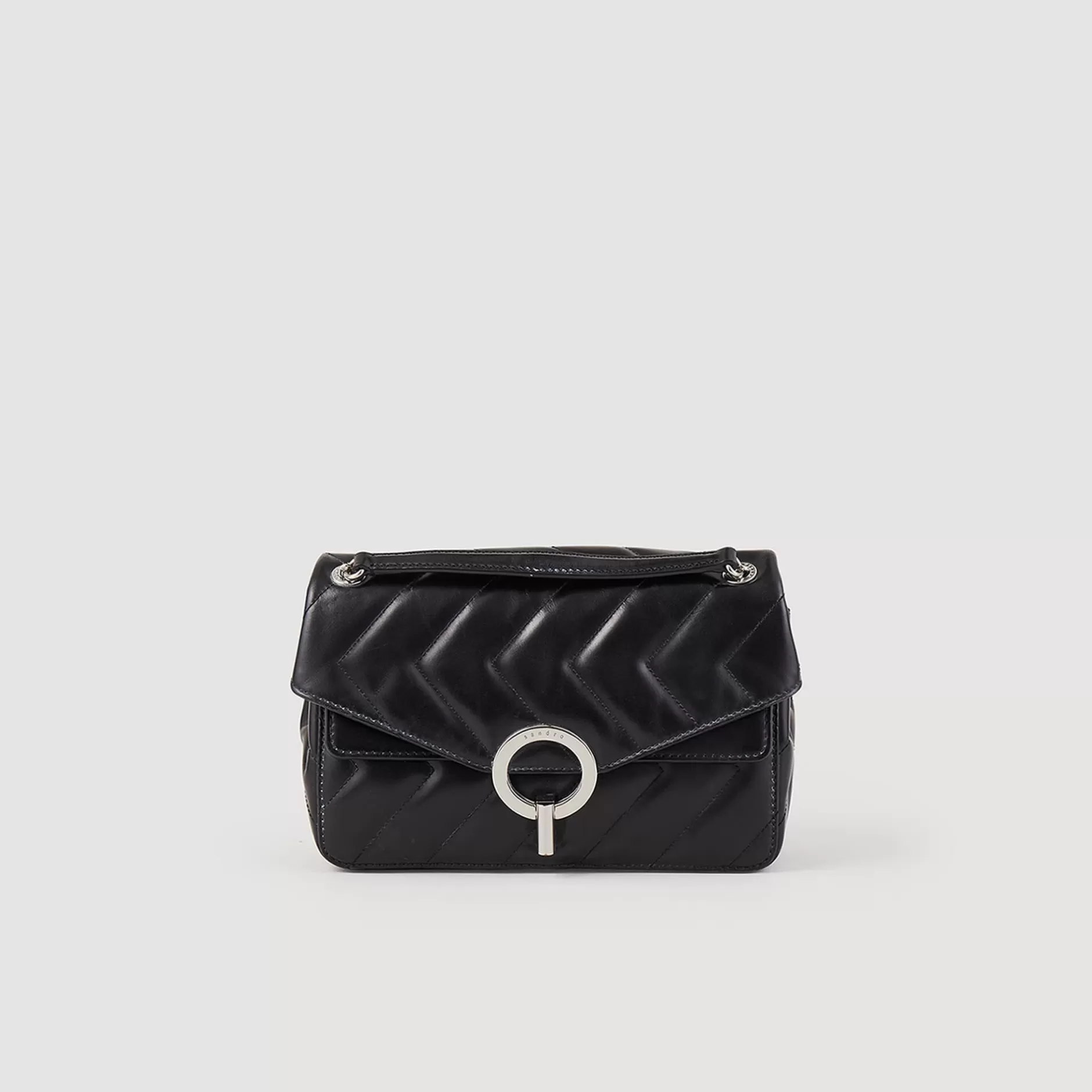 Flash Sale Sandro Sac Yza En Cuir D'une Tannerie Certifiée Noir