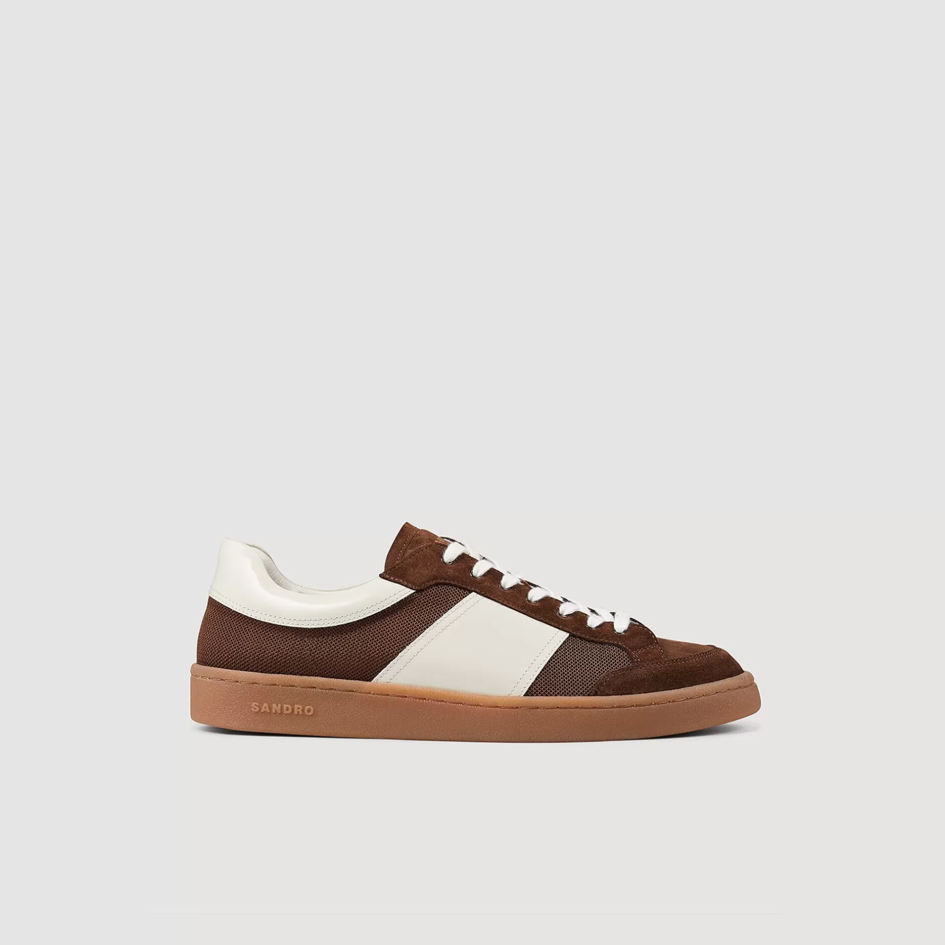 Flash Sale Sandro Sneakers Basses Marron Foncé