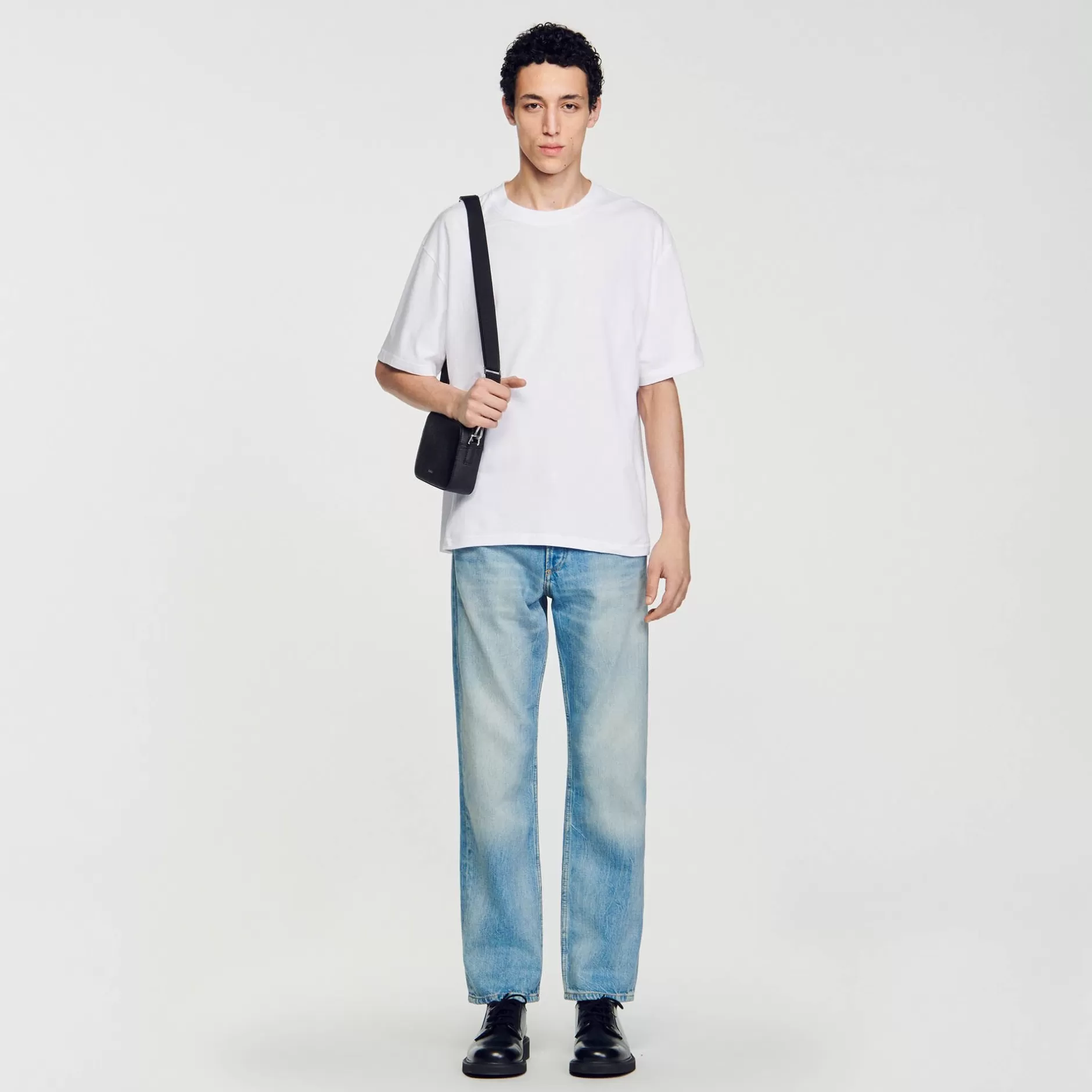 Cheap Sandro Tee-shirt Oversize blanc