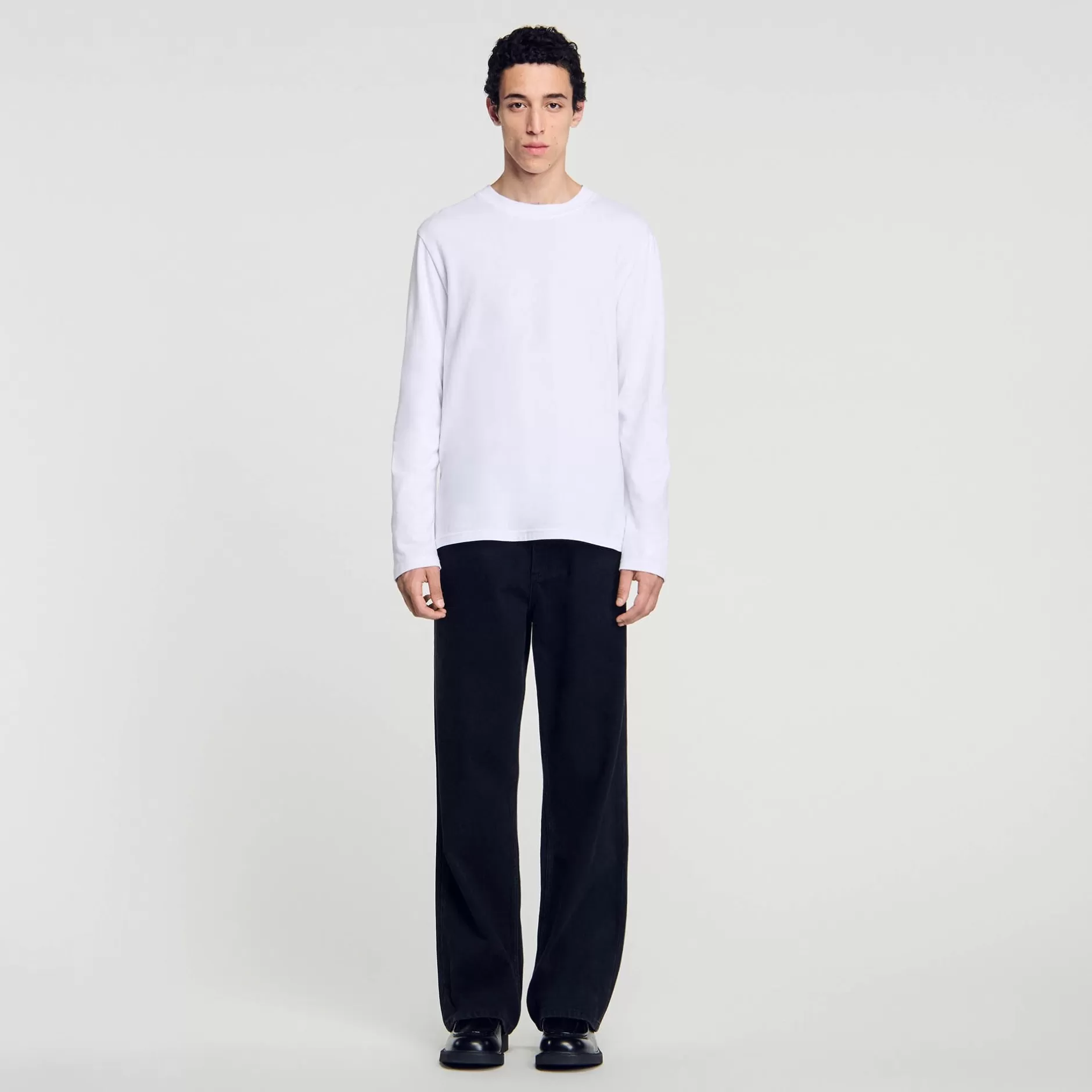 Cheap Sandro Tee-shirt Oversize blanc